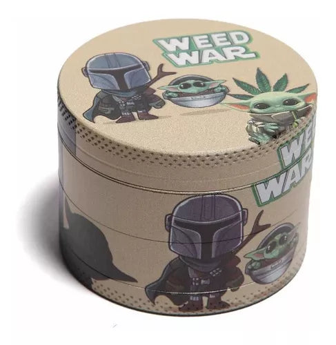 Picador metálico Weed War 50mm 4partes