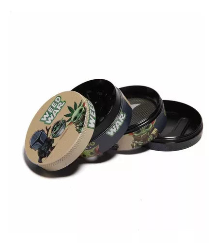 Picador metálico Weed War 50mm 4partes